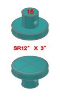 Optional dies for PH-20D Power Hammer