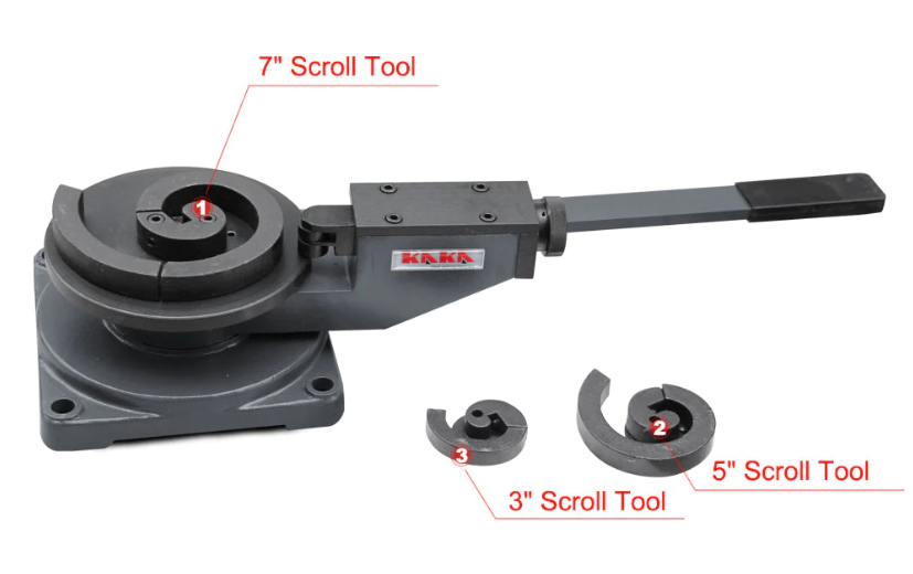 Spare parts for SBG-30 : Scroll bending dies