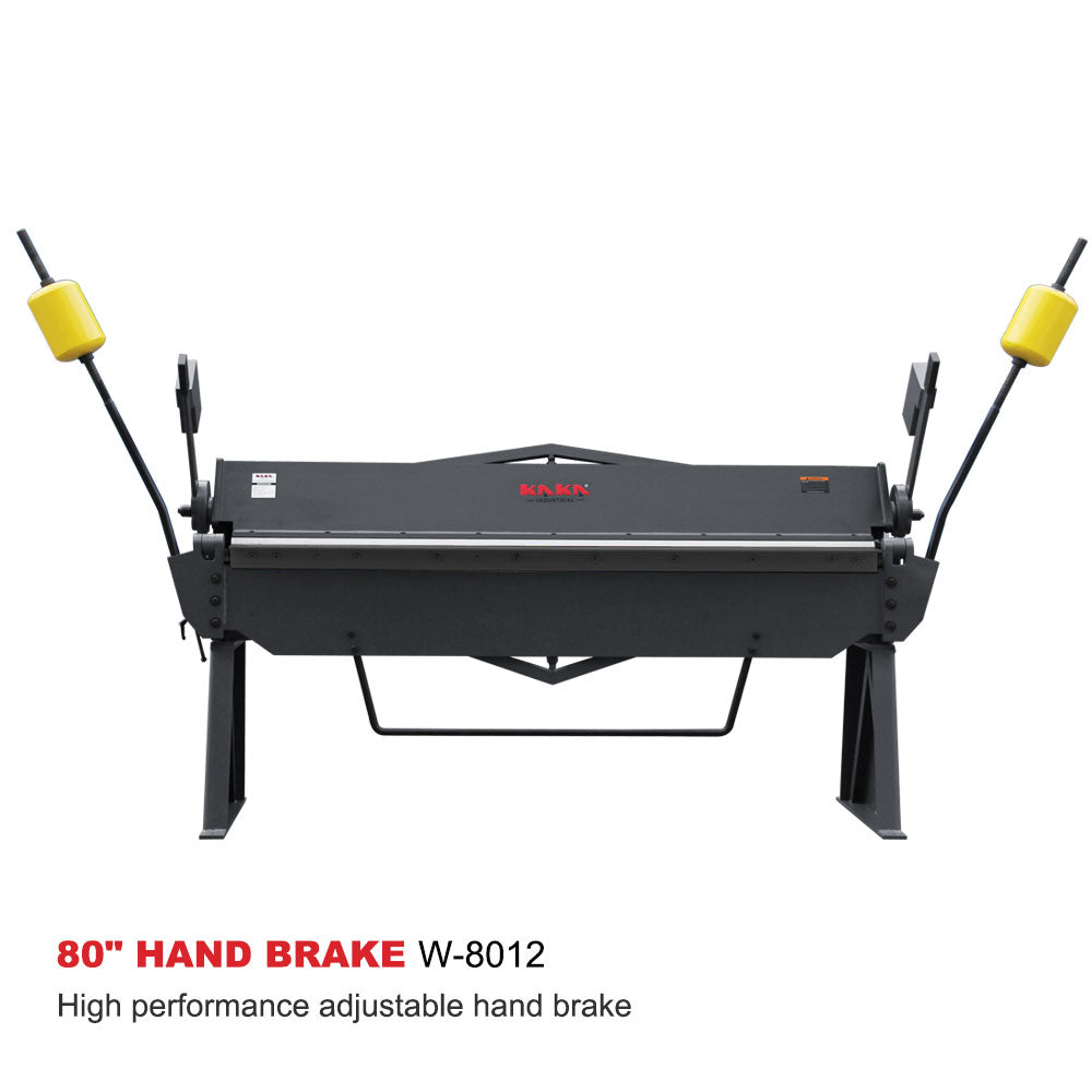 Kaka Industrial W-8012 80" High Performance Adjustable Manual Straight Brake