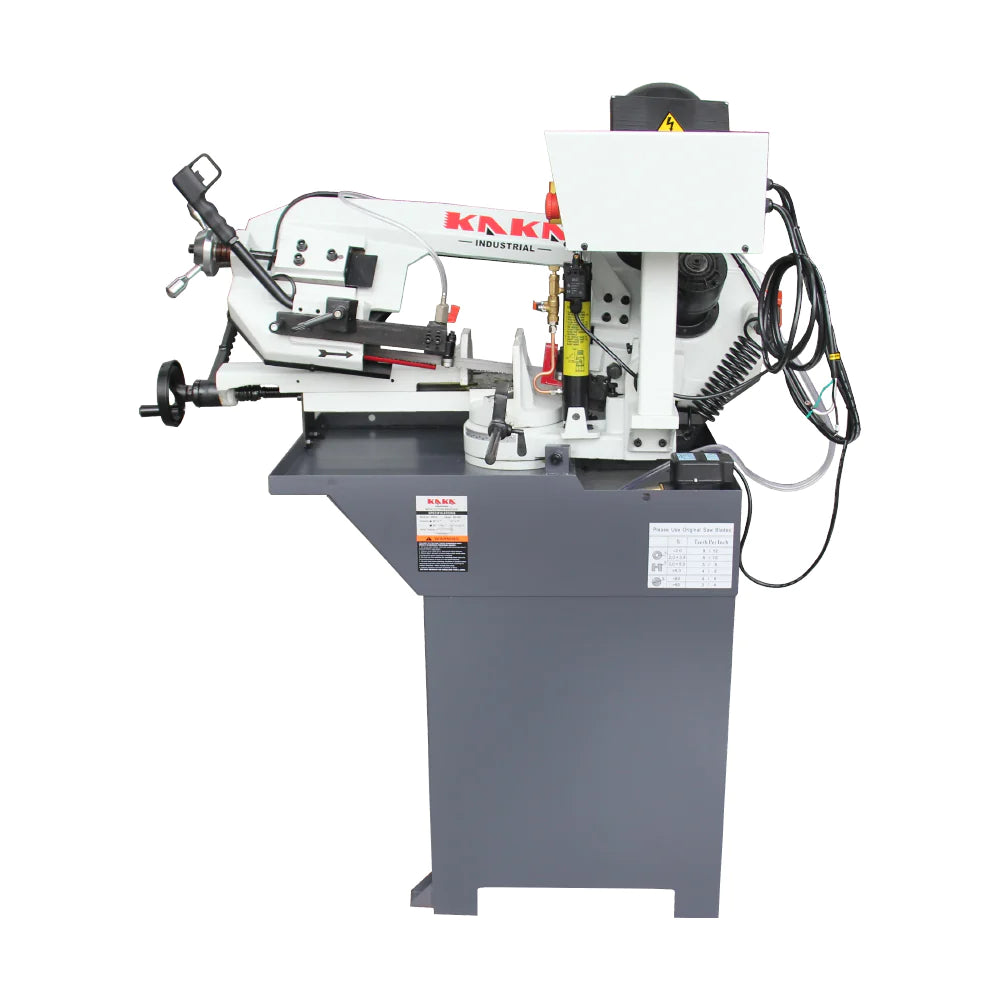 Kaka Industrial BS-76G, 7.8"x6.7" horizontal bandsaw, 115V-60HZ-1PH Metal Cutting Band Saw, Solid Design Metal Bandsaw, High Precision Metal Band Saw, Space Saver Metal Cutting Band Saw