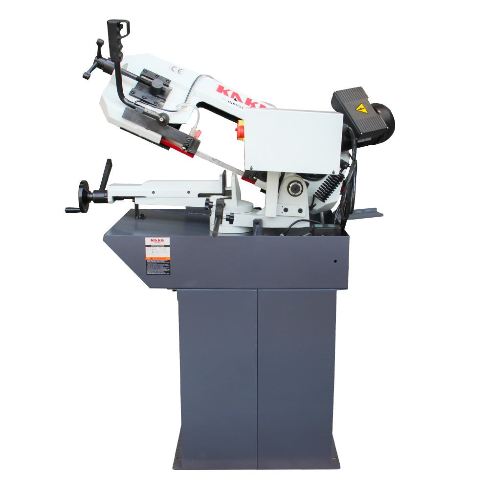 KAKA Industrial BS-75G Horizontal Bandsaw 7.8"x4.7" Metal Cutting Band Saw, Solid Design Metal Bandsaw, High Precision Metal Band Saw, Space Saver Metal Cutting Band Saw 115V-60HZ-1PH