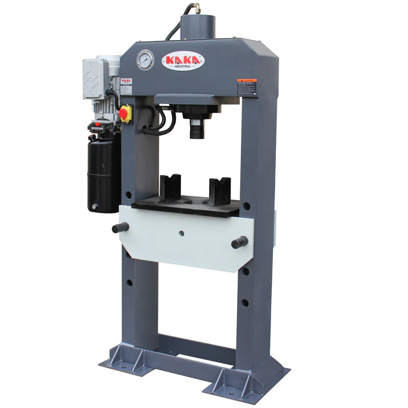 KAKA INDUSTRIAL HP-25 Electric Hydraulic Press,Hydraulic Electric Pump, H-Frame Shop Press with Gear pump,25 ton Frame Capacity,9.8 in Stroke (220V-60HZ-1PH)