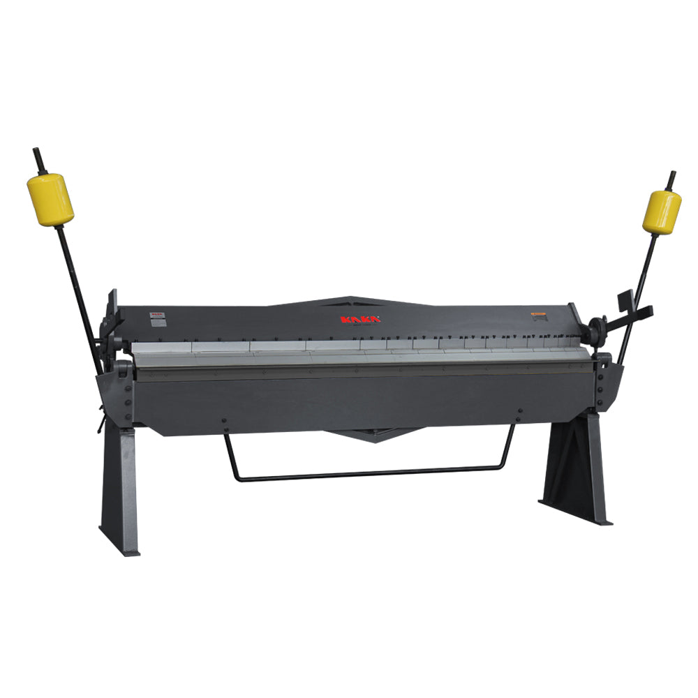 Kaka Industrial W-10012A , 100" X 12 Gauge Mild Steel Heavy-Duty Pan and Box Brake