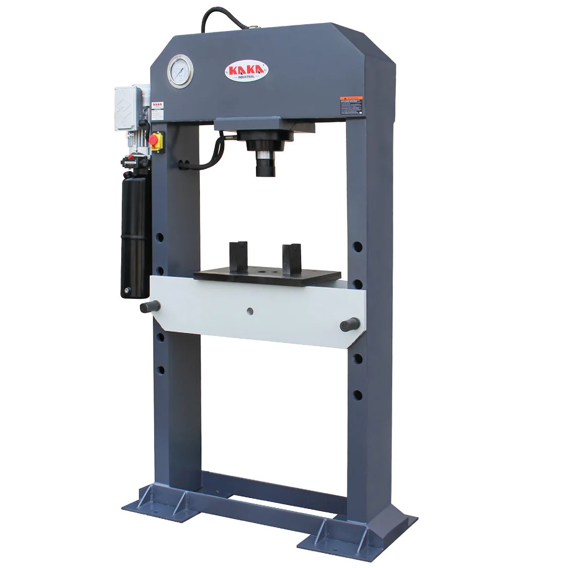 (PRE-ORDER ) KAKA INDUSTRIAL HP-50 Electric Hydraulic Press, 50 ton H-Frame Shop Press with Gear pump( 220V-60HZ-1PH)