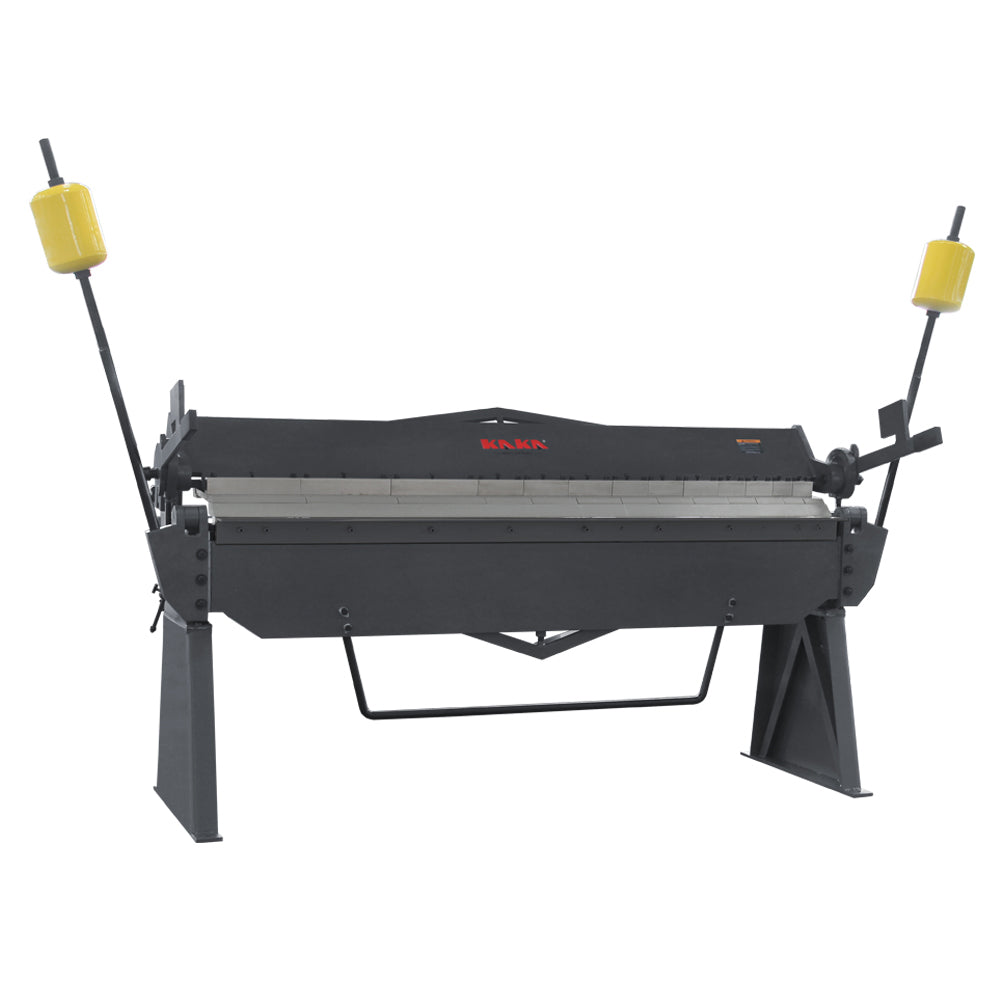 KAKA Industrial W-8012A Heavy-Duty Pan and Box Brake, 12-Gauge Mild Steel, High Versatility and Durability Sheet Metal Box Pan Brake