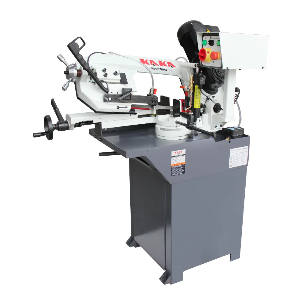 Kaka Industrial BS-76G, 7.8"x6.7" horizontal bandsaw, 115V-60HZ-1PH Metal Cutting Band Saw, Solid Design Metal Bandsaw, High Precision Metal Band Saw, Space Saver Metal Cutting Band Saw