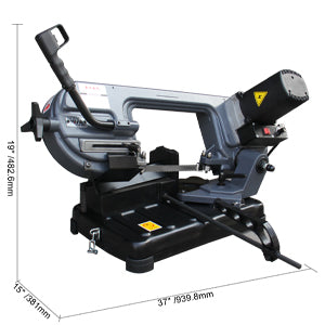 BS-6 Mini scie à ruban de coupe de métal à vitesse variable 110V-60HZ-1PH
