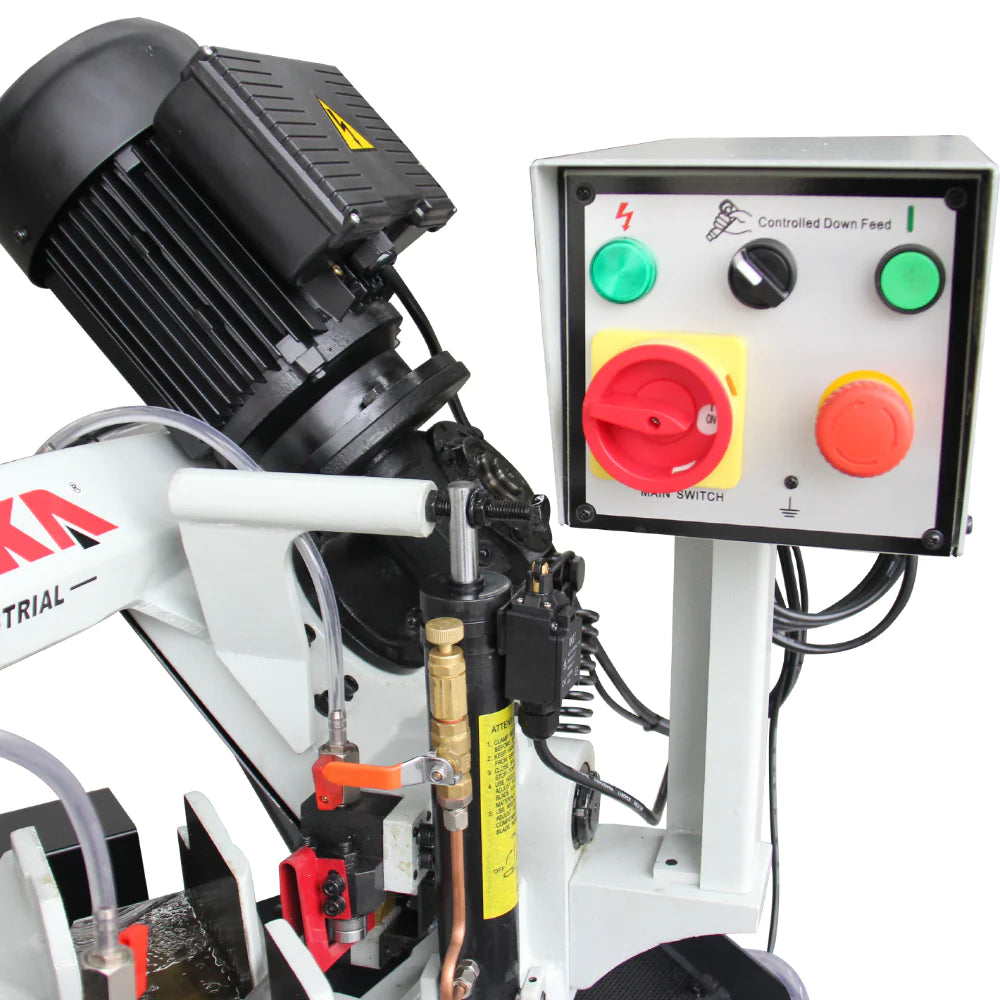 Kaka Industrial BS-76G, 7.8"x6.7" horizontal bandsaw, 115V-60HZ-1PH Metal Cutting Band Saw, Solid Design Metal Bandsaw, High Precision Metal Band Saw, Space Saver Metal Cutting Band Saw