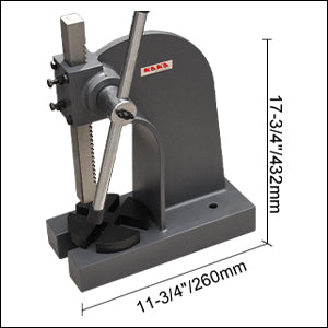 Presse à tonnelle robuste en fonte de 3 tonnes