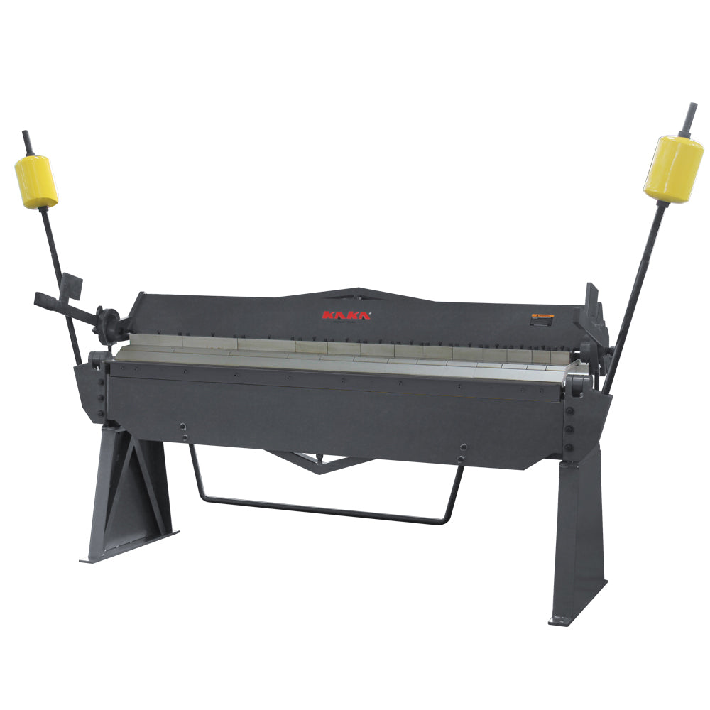 KAKA Industrial W-8012A Heavy-Duty Pan and Box Brake, 12-Gauge Mild Steel, High Versatility and Durability Sheet Metal Box Pan Brake