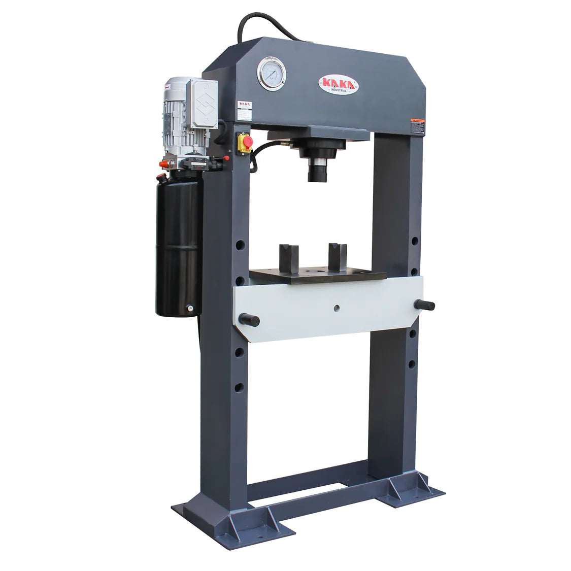 (PRE-ORDER ) KAKA INDUSTRIAL HP-50 Electric Hydraulic Press, 50 ton H-Frame Shop Press with Gear pump( 220V-60HZ-1PH)