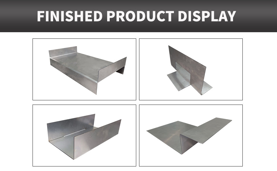 KAKA Industrial PBB-5014A 50-Inch Pan and Box Brake With Foot Clamp, Sheet Metal Folding Machine