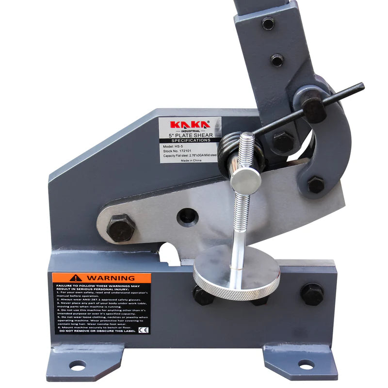 Cisaille à tôle de 5 pouces HS-5