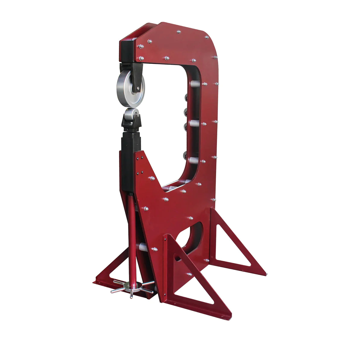 KaKa Industrial F2.0x760 English Wheel, 14 gauge Mild Steel Plate, 30" Throat Depth