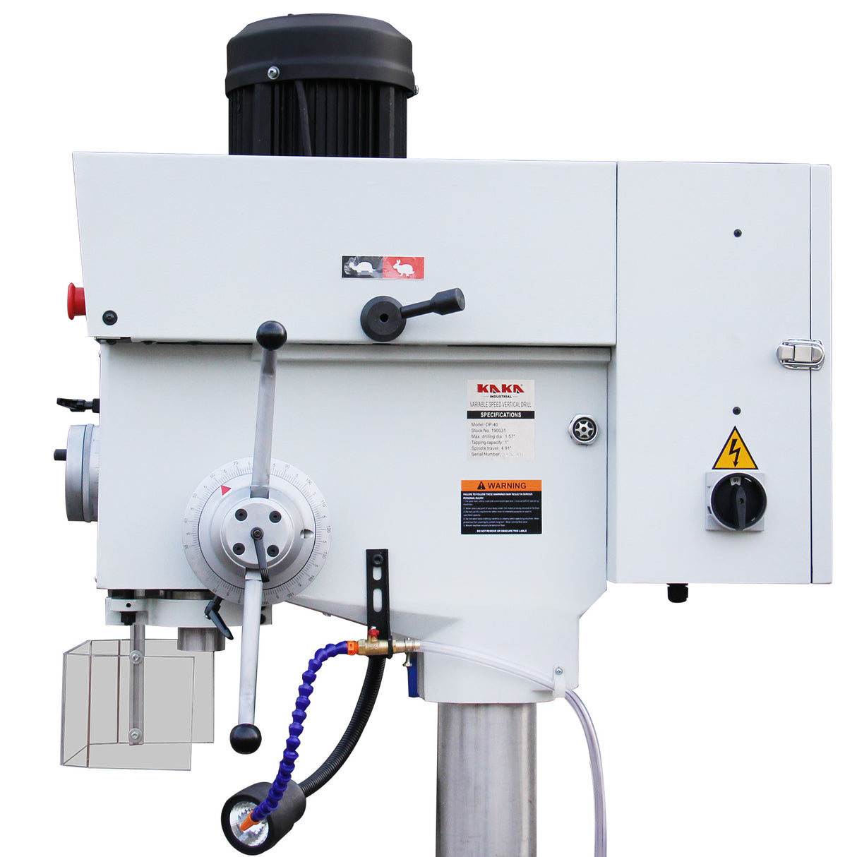 KAKA INDUSTRIAL DP-40 Drilling and Tapping Machine 220V-60HZ-1PH