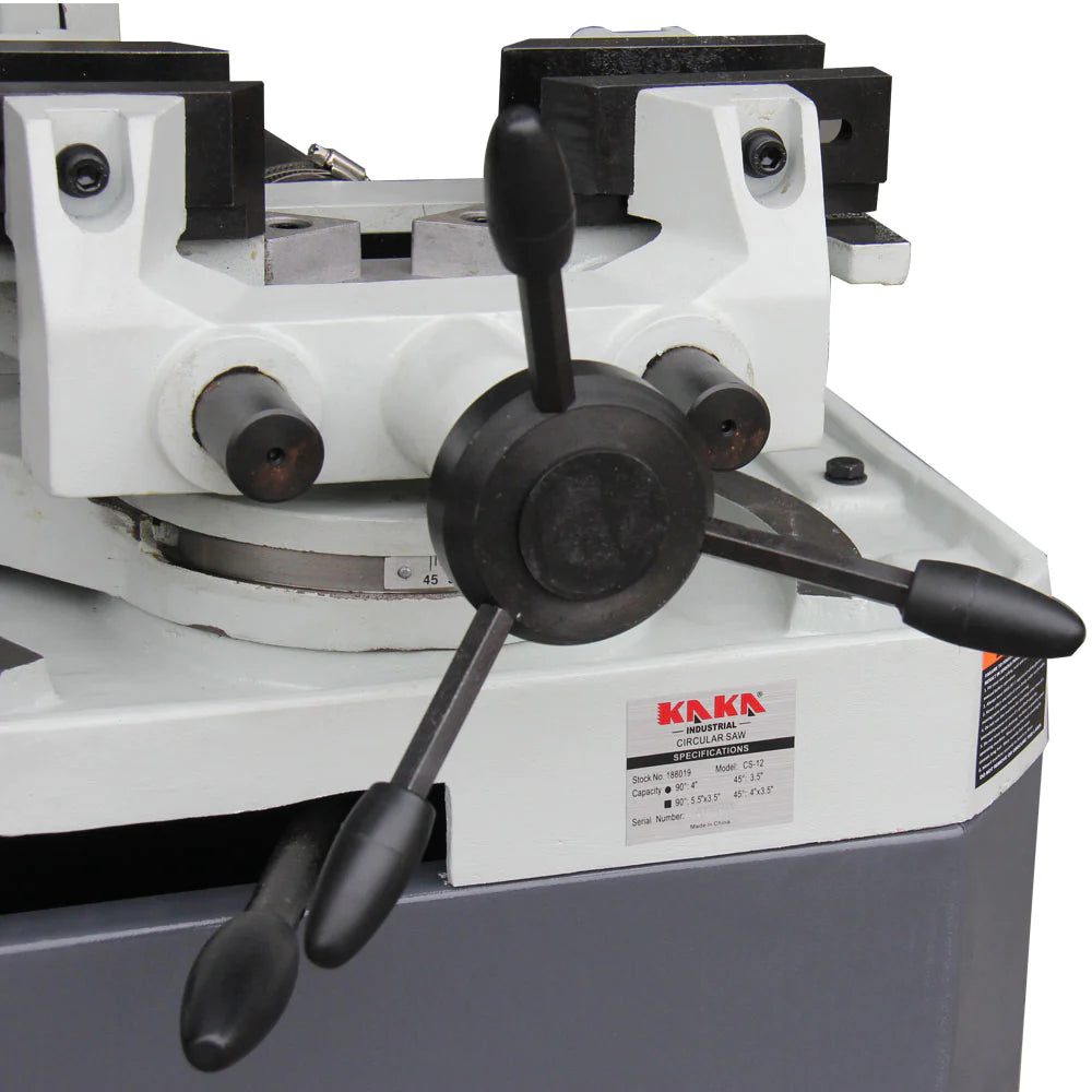Kaka Industrial CS-12 Heavy Duty Manual Cold Saw, 12" Diameter Blade . 230V-60HZ-3PH