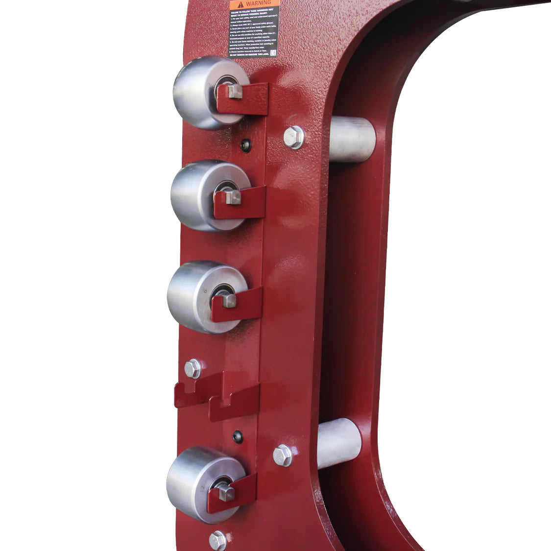 KaKa Industrial F2.0x760 English Wheel, 14 gauge Mild Steel Plate, 30" Throat Depth