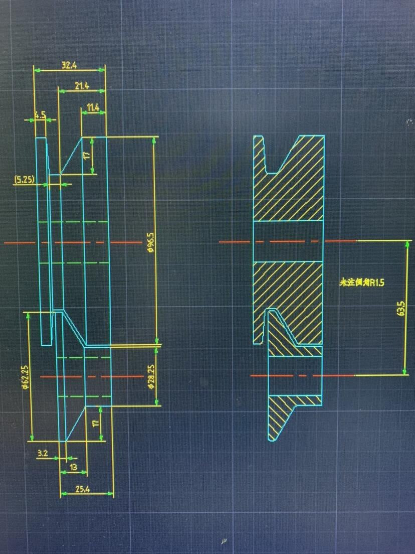 V bead kit Steel Die for RM-24/RM-36 Bead roller