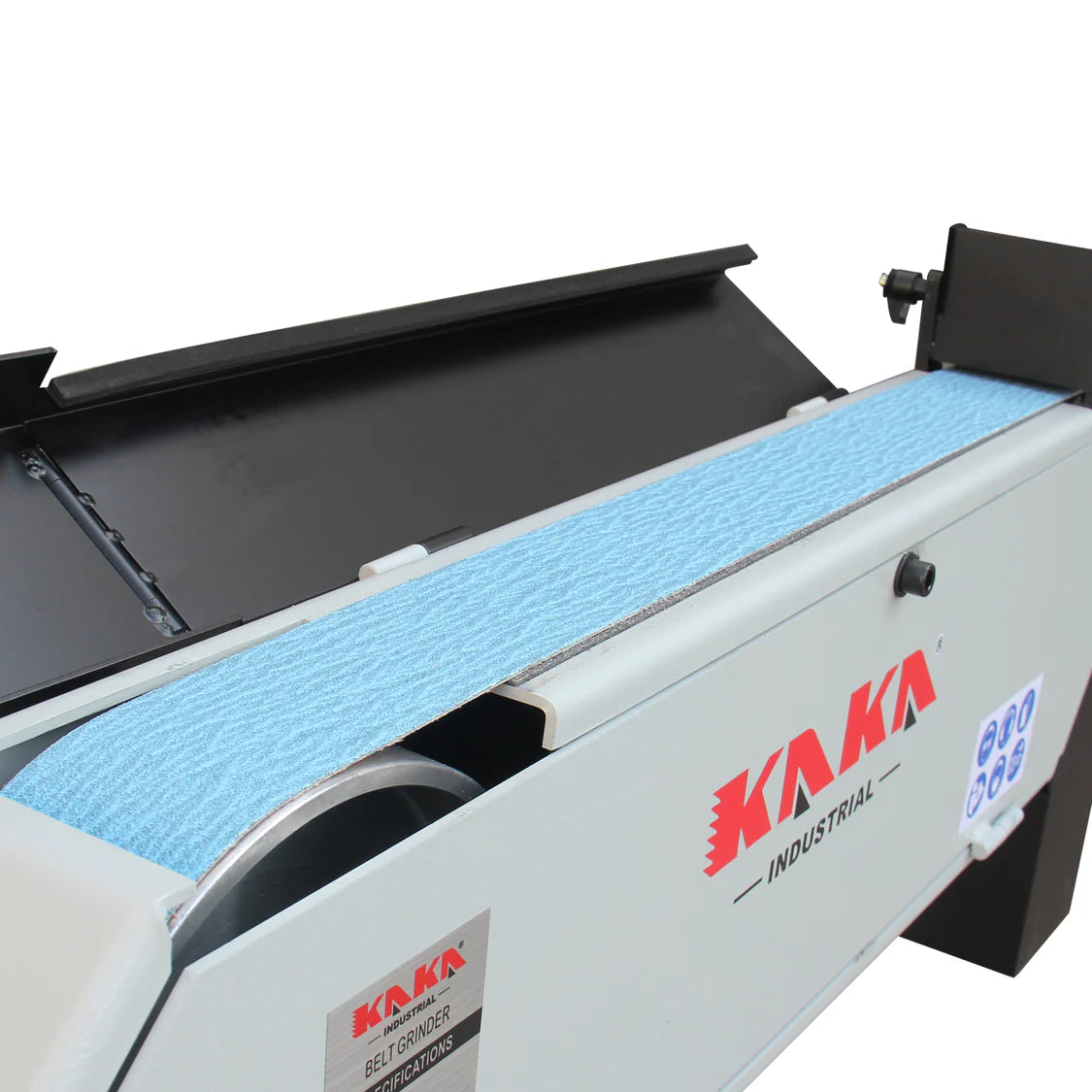 Ponceuse à bande Kaka Industrial BG-3, ponceuse à bande haute vitesse.220V-60HZ-1PH