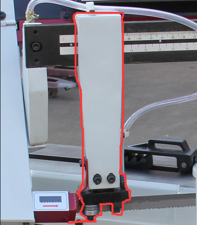 Spare parts Sliding arm and guide bearing for BS-1018R