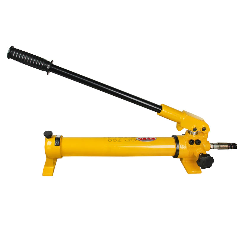 Kaka Industrial Hydraulic Hand Pump CP-700 10000 psi Hydraulic Hand Pump 2 Speed Power Pack Hydraulic Lifting Pump Low Profile Jack Single Acting for Industry Construction