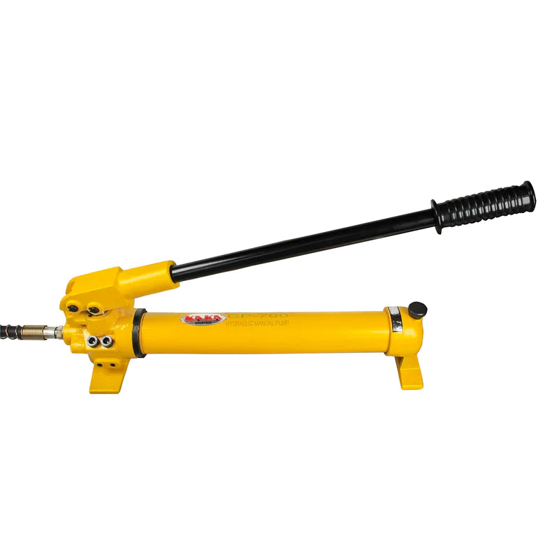 Kaka Industrial Hydraulic Hand Pump CP-700 10000 psi Hydraulic Hand Pump 2 Speed Power Pack Hydraulic Lifting Pump Low Profile Jack Single Acting for Industry Construction
