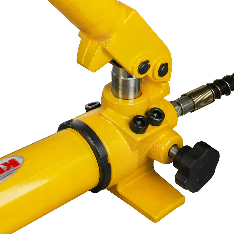 Kaka Industrial Hydraulic Hand Pump CP-700 10000 psi Hydraulic Hand Pump 2 Speed Power Pack Hydraulic Lifting Pump Low Profile Jack Single Acting for Industry Construction