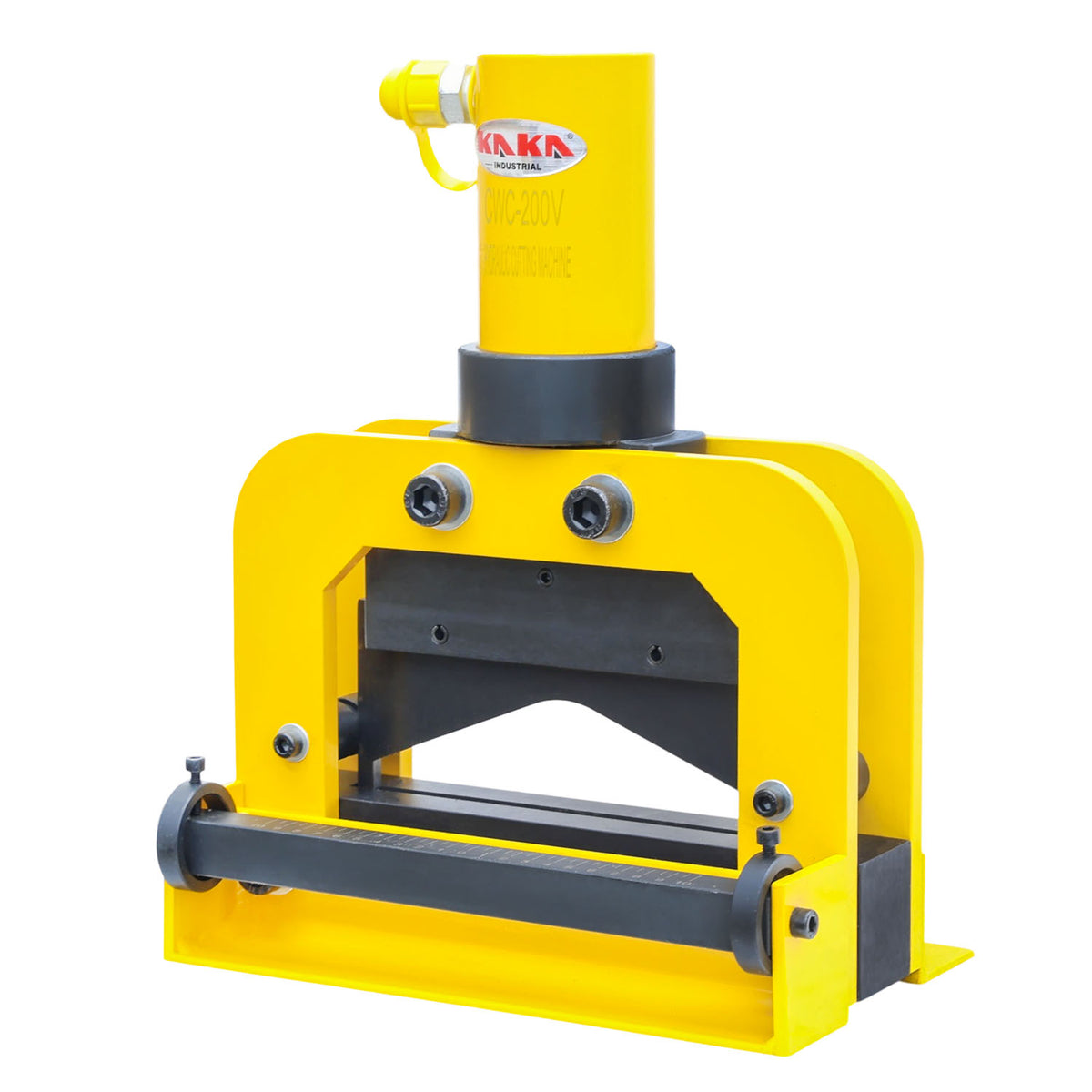 CWC200V Hydraulic Busbar Cutter, V Blade, 25T Output Force, 0.47X7.8 inch Cutting Capacity