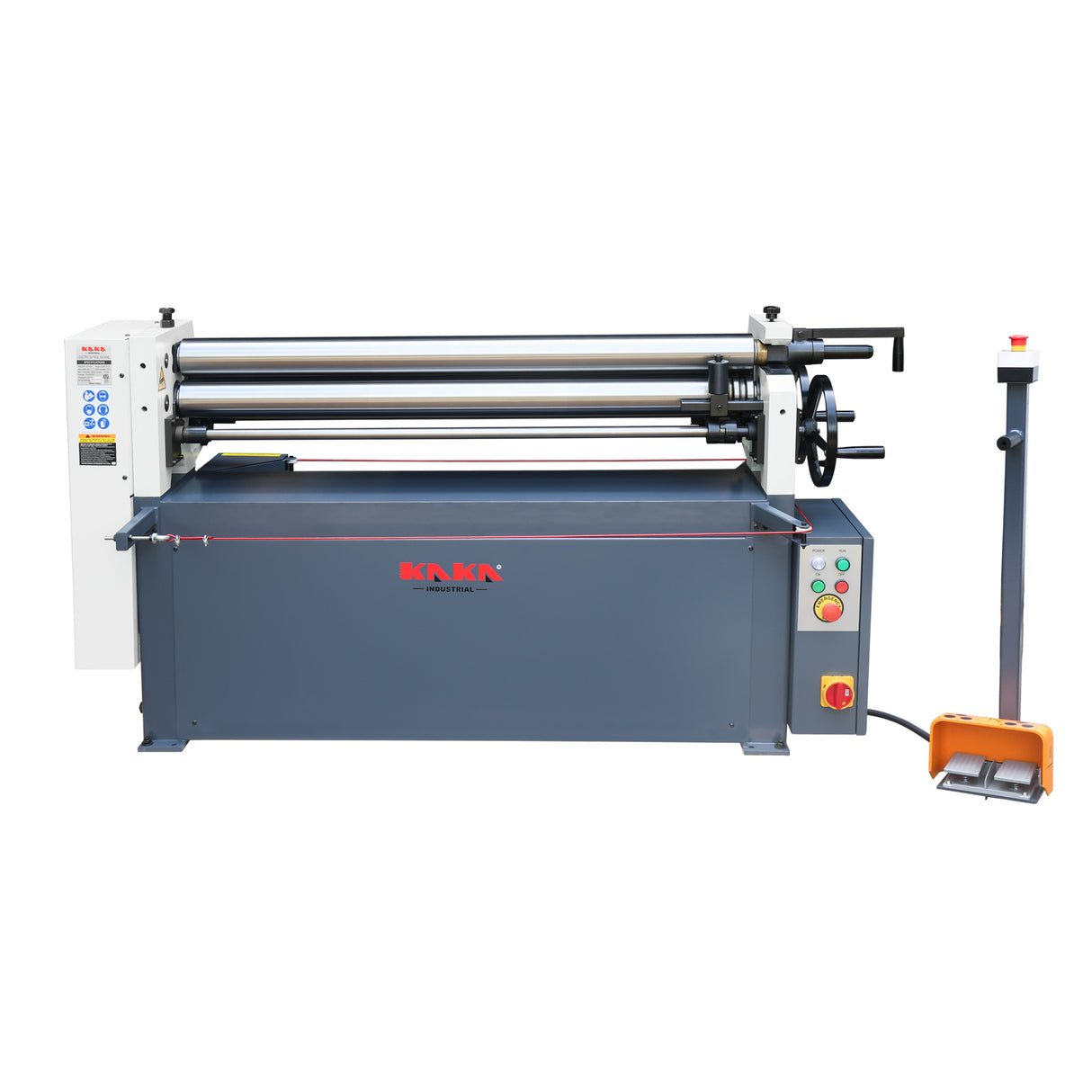Kaka industrial ESR-5113 51″ x 13 Gauge Electric Slip Roll Machine, Plate Rolling Machine.230V-60HZ-1PH