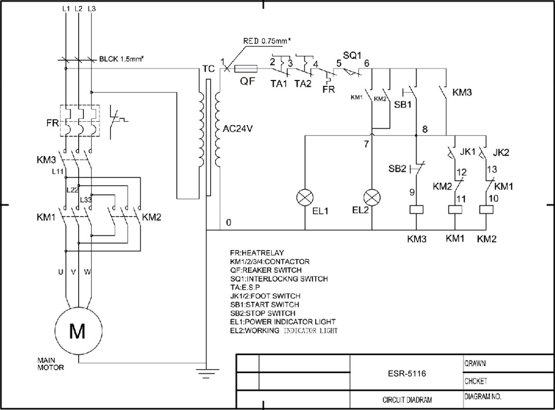 Kaka industrial ESR-5116 51″ x 16 Gauge Electric Slip Roll Machine (220V-60HZ-1PH)