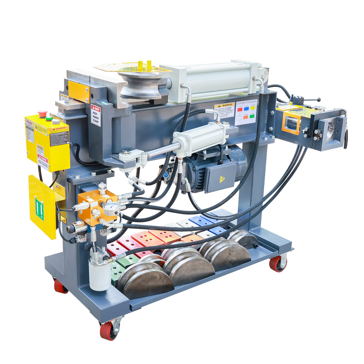 Kaka Industrial EPB-3 Cintreuse de tuyau d'échappement hydraulique, Swager et extenseur à usage intensif