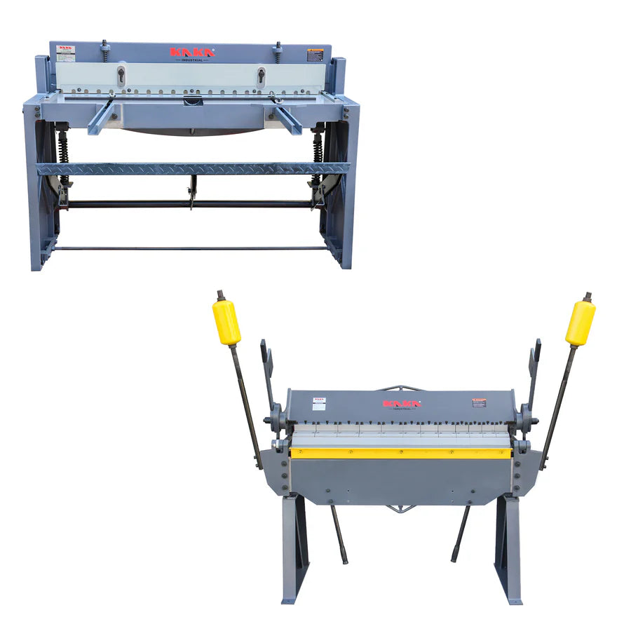 Bundle Sale ! W-4812 ,48" X 12 Gauge Heavy Duty Box Brake & Q01-5216, 52 Inch 16 Gauge Foot Stomp Shear