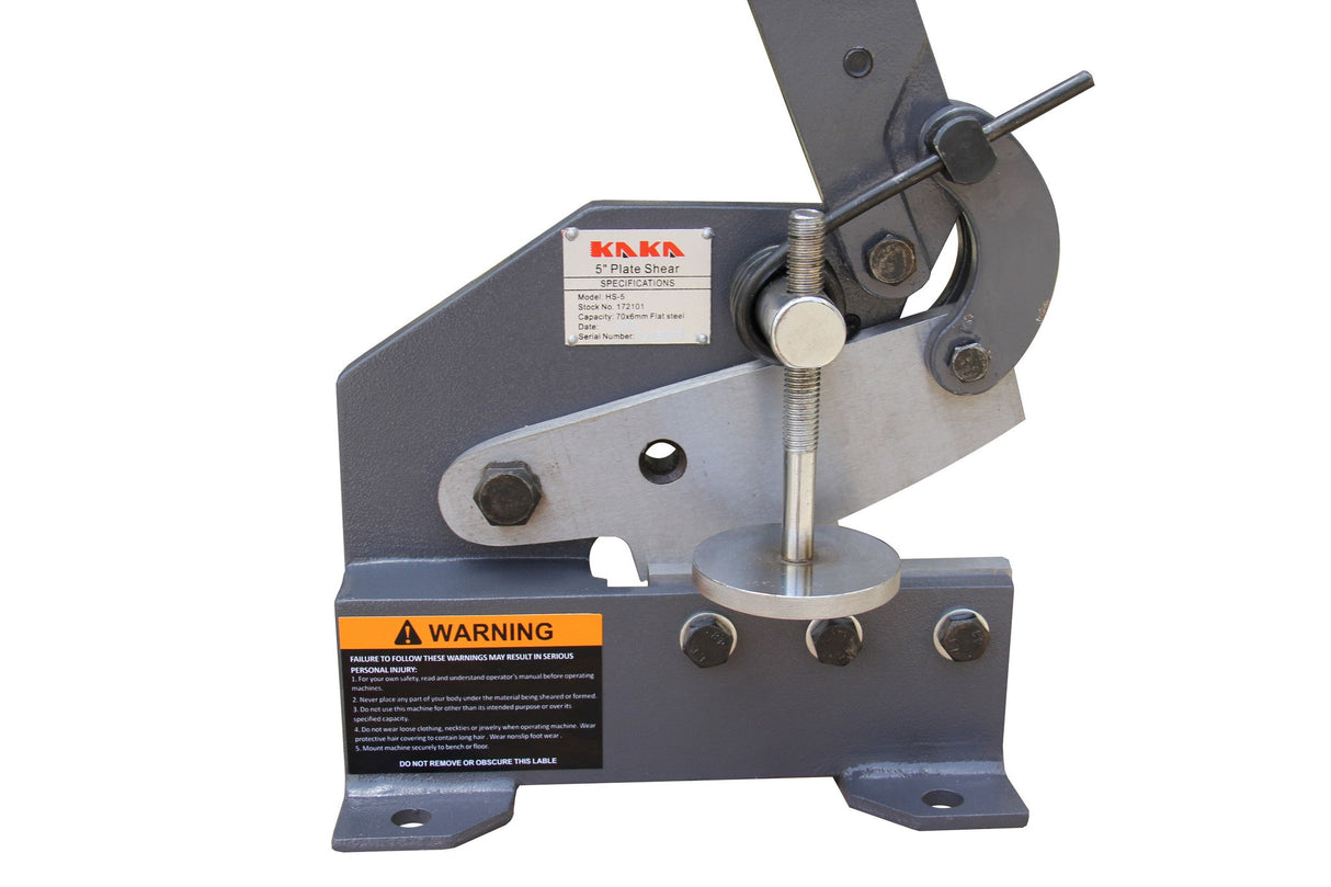(DEMO/OPEN BOX) 5-Inch Sheet Metal Plate Shear HS-5