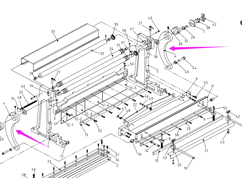 Part#4 Cranking arm for 171001 3-IN-1/12