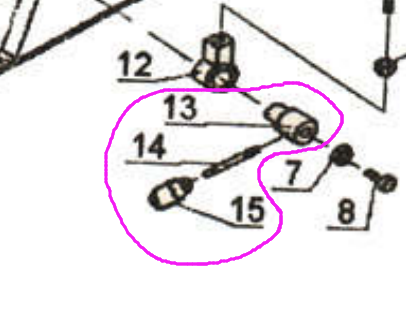 Parts #13,#14,#15 for 173102 W-2420A (W-2420)