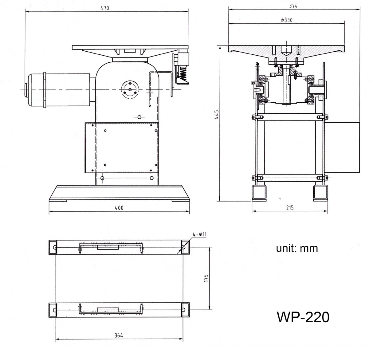 Kaka Industrial WP220 Positionneur de soudage (110V -60HZ-1PH)