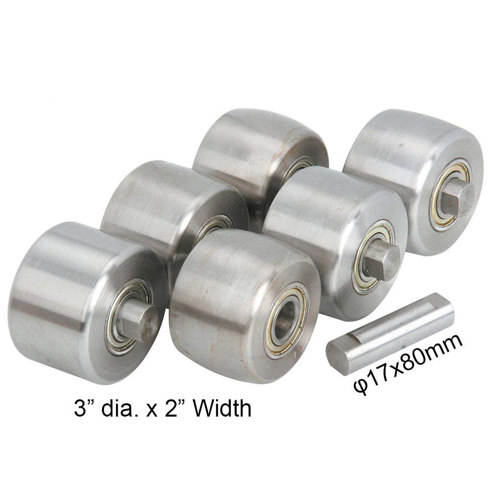 6 pcs Replacement anvil for 173221 F1.2x710 English wheel