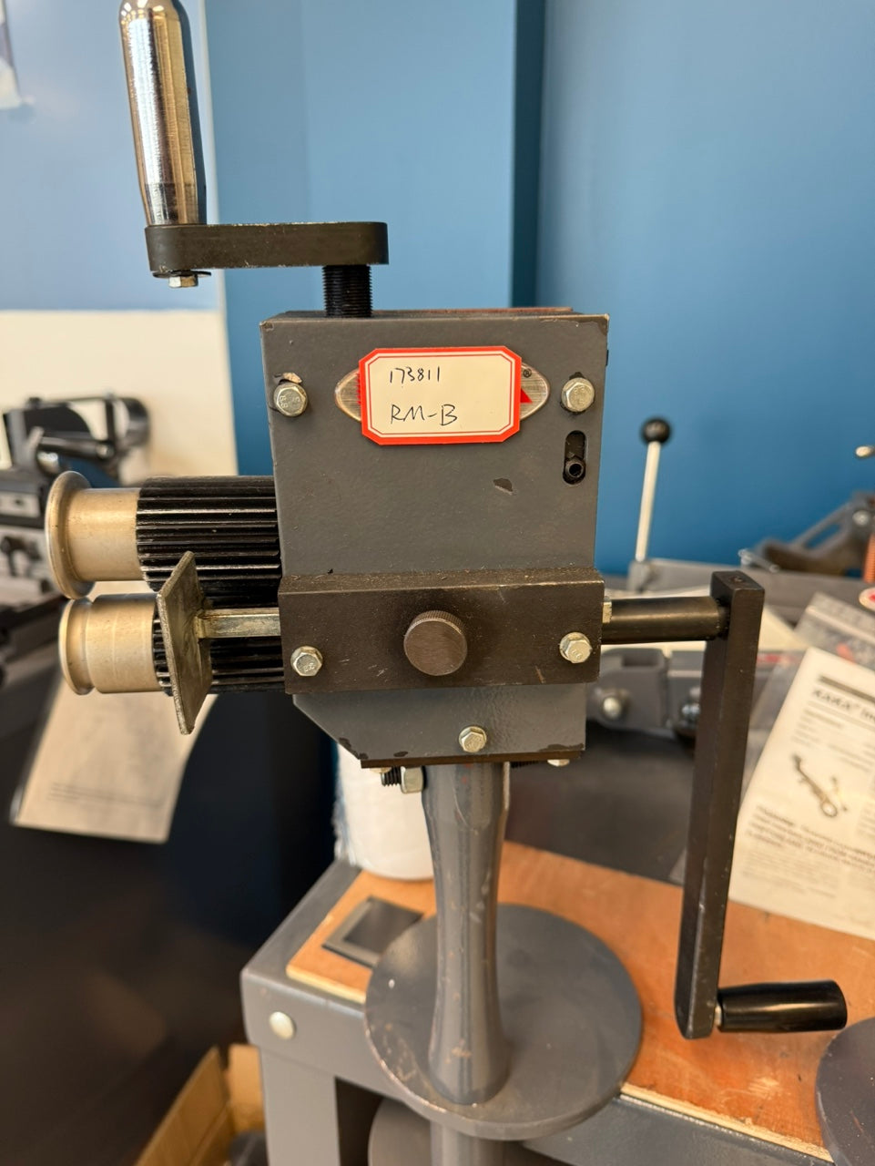 (DEMO/OPEN BOX ) RM-B, 4-Inch Depth, 20 Gauge Bead Roller Rotary Forming Machine