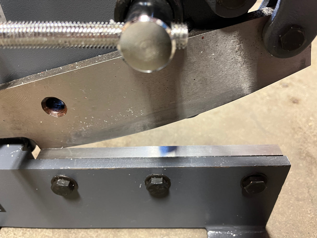( OPEN BOX) 8-Inch Sheet Metal Plate Shear HS-8