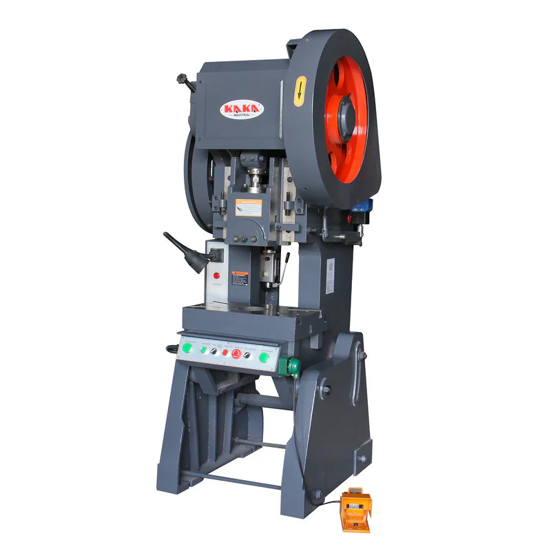 (PRE-ORDER)Kaka industrial JB23-25, 25 Ton Mechanical Power Press Punching Manual Sheet Metal Punch Press Machine 220V-60HZ-3 PH