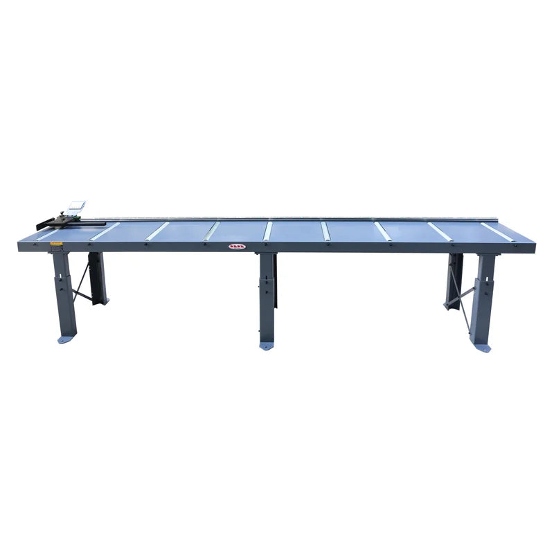 KAKA INDUSTRIAL RB365x3000D ROLLER CONVEYOR WITH DIGITAL LENGTH STOP