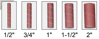 Spare parts -Replacement Belt and Sleeve Sandpaper for WS-100D