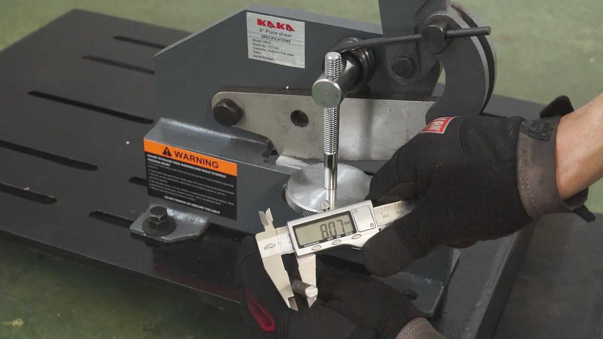 (DEMO/OPEN BOX) 5-Inch Sheet Metal Plate Shear HS-5