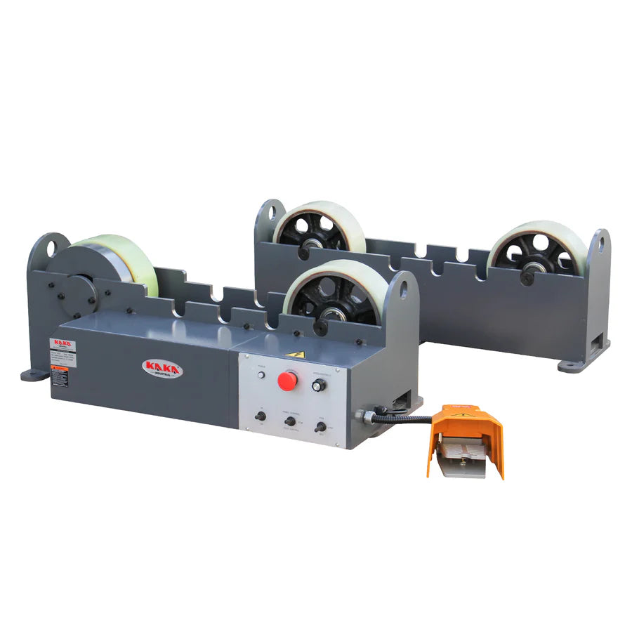 Kak Industrial TRS-2200 Motorised Welding Turning Roller, 4850lb Loading Capacity (220V-60HZ-1PH)