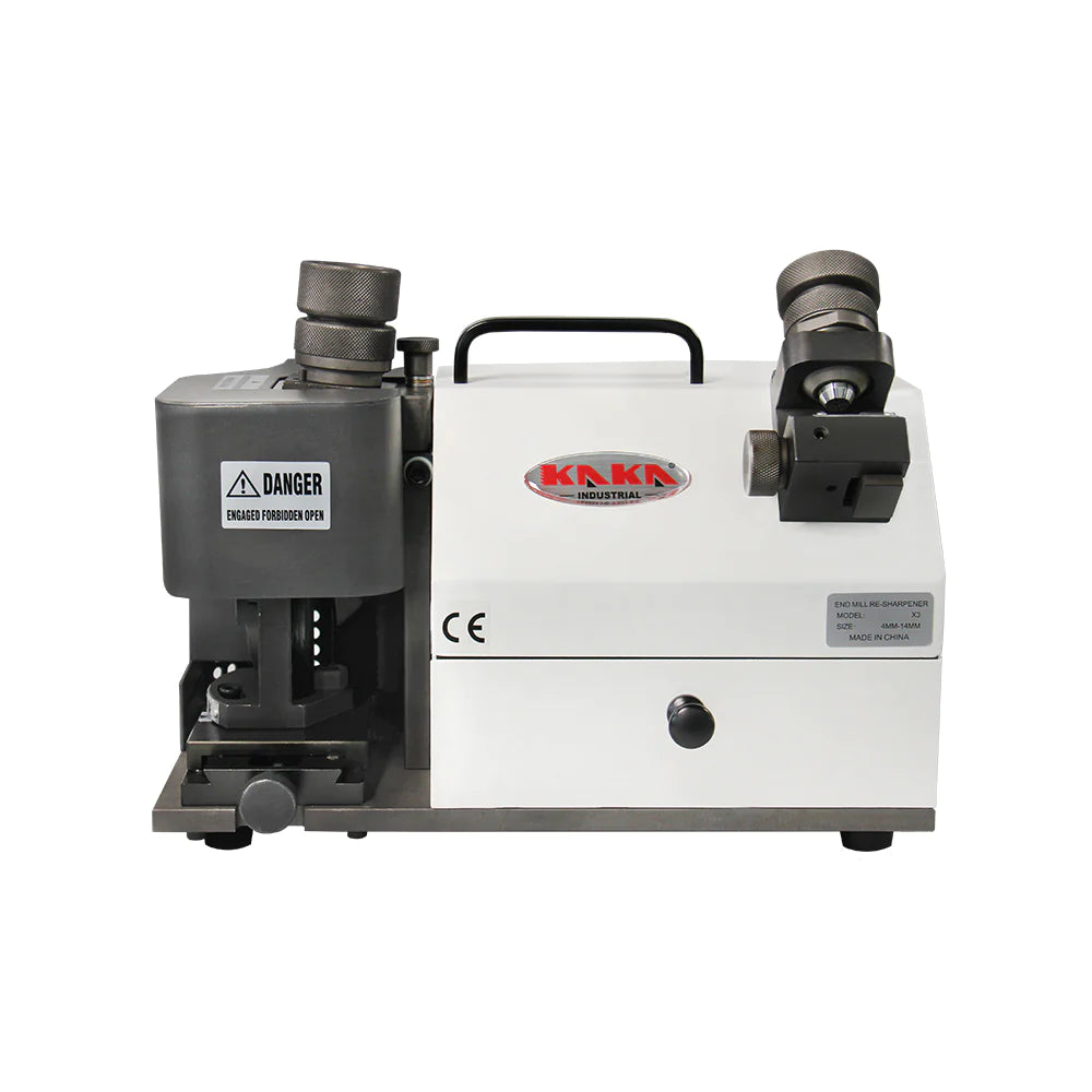 Kaka Industrial TX-X3 Drill Bits 4-14 mm Sharpener and Grinder, 6 Collects End Mill Re-Sharpener,Portable Grinding Sharpening Machine, CNC Router Bit Sharpener with Adjustable Angle (110V-60HZ-1PH)