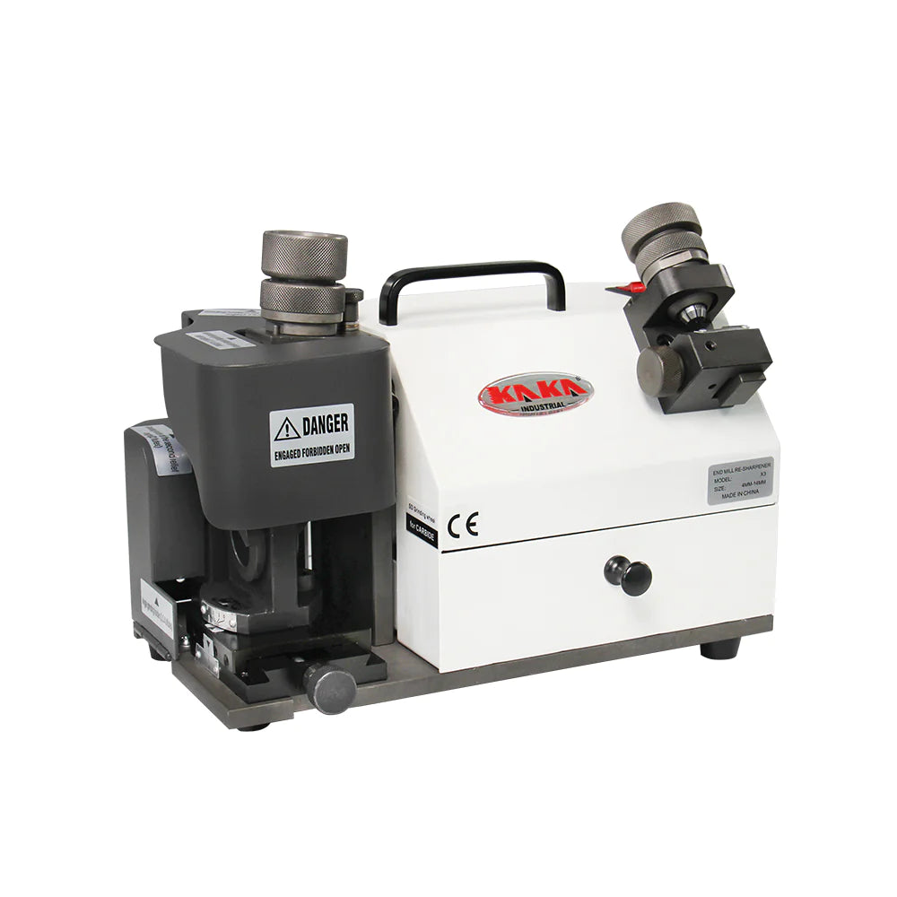 Kaka Industrial TX-X3 Drill Bits 4-14 mm Sharpener and Grinder, 6 Collects End Mill Re-Sharpener,Portable Grinding Sharpening Machine, CNC Router Bit Sharpener with Adjustable Angle (110V-60HZ-1PH)