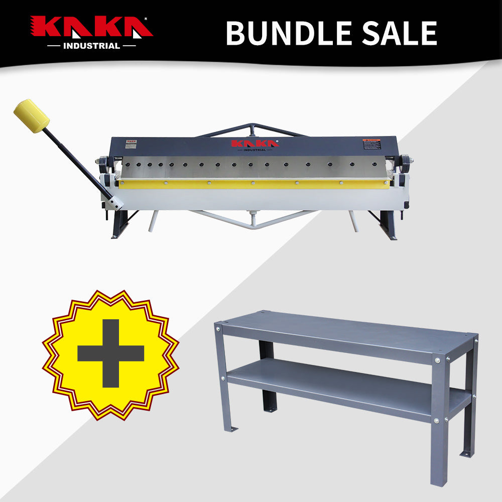 Kaka Industrial W-4816Z 48" 16 Gauge Pan and Box Brake + A type stand