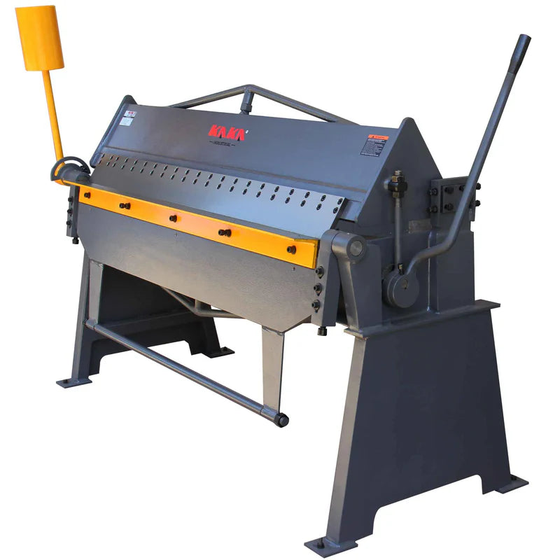 KAKA Industrial W-6018H 60-Inch Heavy-Duty Pan and Box Brake, 18-Gauge Mild Steel, High Versatility and Durability Sheet Metal Box Pan Brake