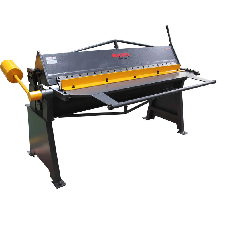 KAKA Industrial W-6018H 60-Inch Heavy-Duty Pan and Box Brake, 18-Gauge Mild Steel, High Versatility and Durability Sheet Metal Box Pan Brake