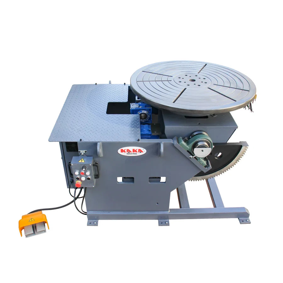 Kaka Industrial WP-1000 Heavy Duty Welding Positioner , 3300 LBS Horizontal /2200 LBS Vertical Capacity, Table Tilting Welding Positioner